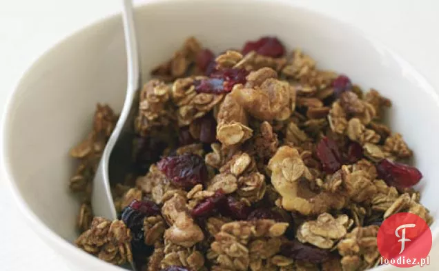 Granola Klonowo-orzechowa z suszoną żurawiną