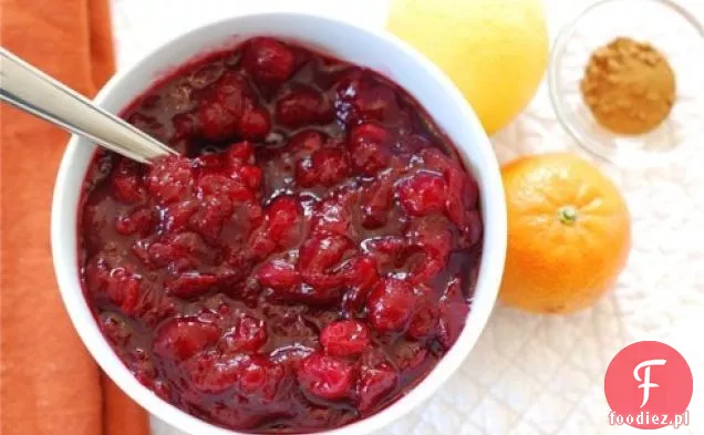 Szybki Chutney Żurawinowy Pomarańczowy