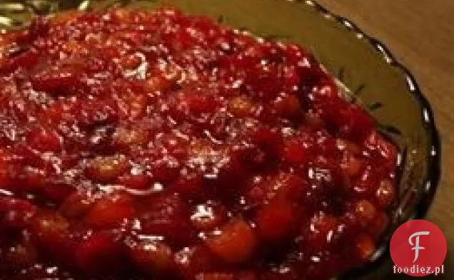 Sos Żurawinowy Z Morelami, Rodzynkami I Pomarańczą