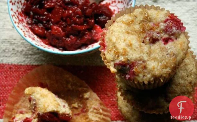 Muffinki żurawinowe z 7-minutową marmoladą