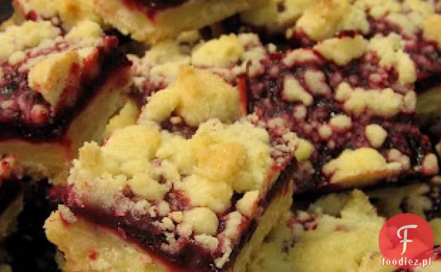 Żurawina Streusel Shortbread Bats