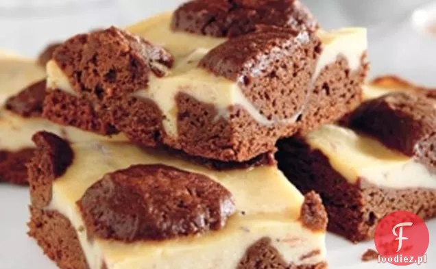 Brownies Z Serem Ricotta Żurawina Pomarańcza