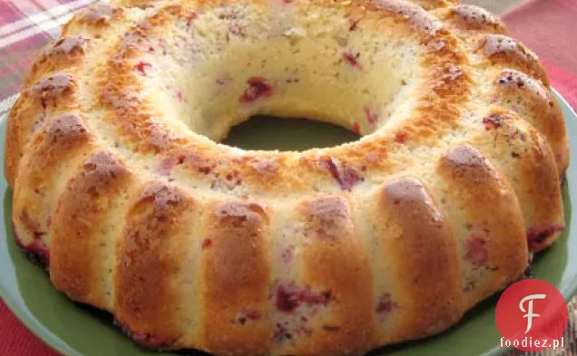 Ciasto Budyniowe Żurawinowe