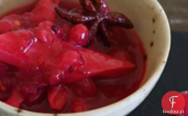 Tamarynd Marynowany Rabarbar I Czerwone Porzeczki