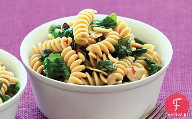 Fusilli z musztardą i porzeczkami