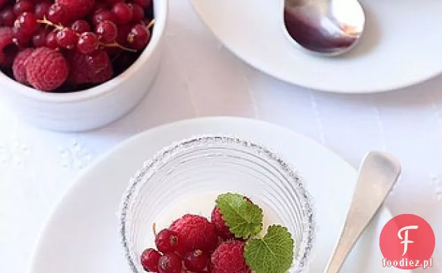 Red Berry Almond Milk Panna Cottas