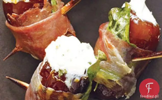 Daktyle Z Kozim Serem Zawinięte W Prosciutto