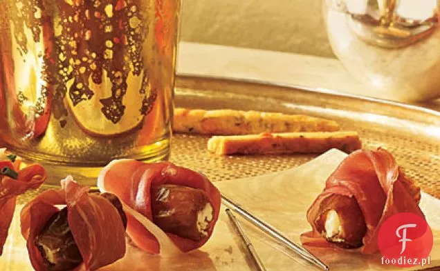 Prosciutto-Zawinięte Nadziewane Daktyle