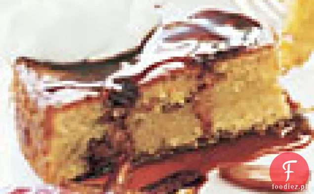 Oliwkowe ciasto Kuskus z Crème Fraîche i syropem daktylowym