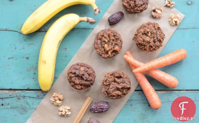 Muffinki Marchewkowe Bezglutenowe Bananowe