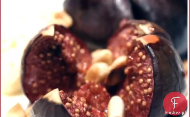 Pieczone Figi Z Octem Balsamicznym I Orzeszkami Pinii