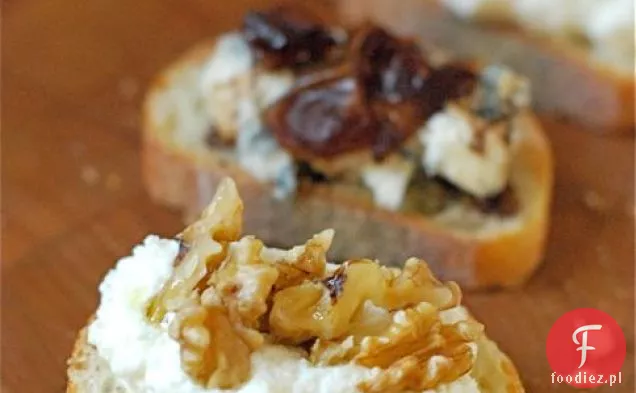 Gorgonzola Z Balsamicznym I Figowym Crostini
