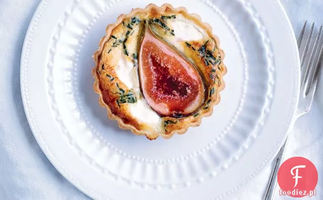 Tarta z serem figowym i kozim