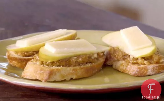 Pecorino Romano z jabłkami i konfiturą figową