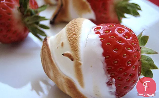 Truskawki W Kremie Bruleed Marshmallow