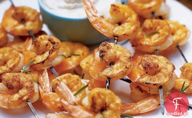 Grillowane krewetki z sosem Taratorowym