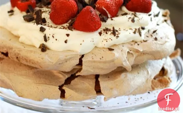 Podwójna Czekolada Truskawka Pavlova