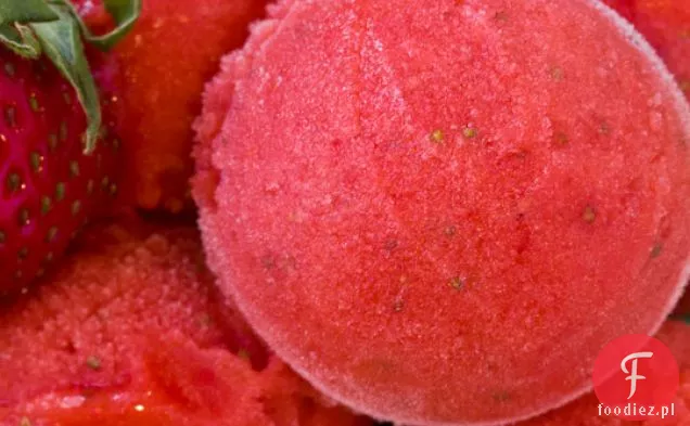 Sorbet Truskawkowo-Miodowy