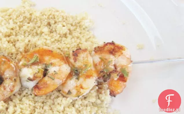 Grillowane krewetki z sosem cytrusowym-Sambal-oelek