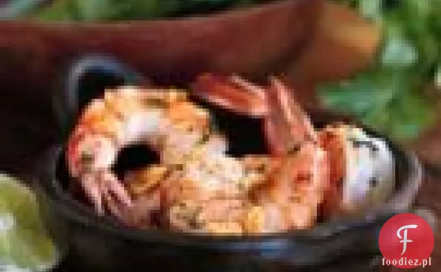 Szybko smażone krewetki ze słodkim czosnkiem