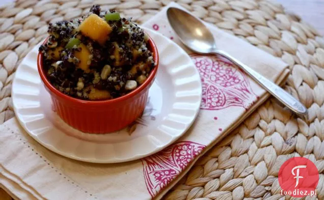 Quinoa Czarna Fasola Sałatka Mango