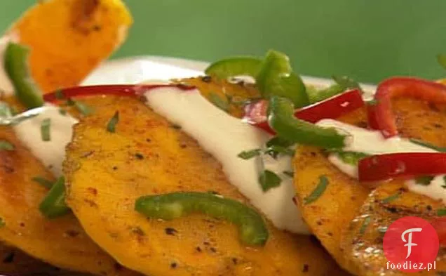 Pikantne grillowane Mango z cremą