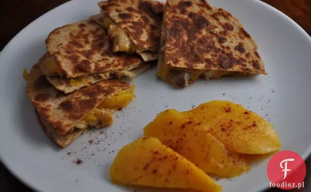 Chili Mango Chicken Quesadillas