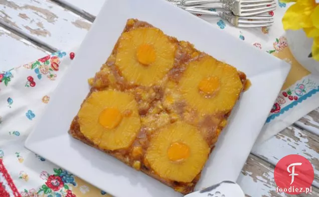 Ciasto Z Ananasem I Szampanem Mango Do Góry Nogami