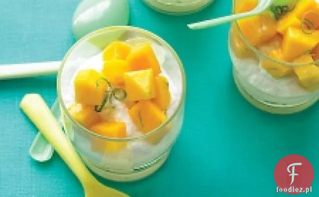 Mango-limonka Ricotta Parfaits