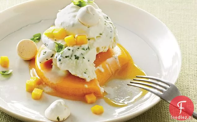 Mango-Basil Vacherin
