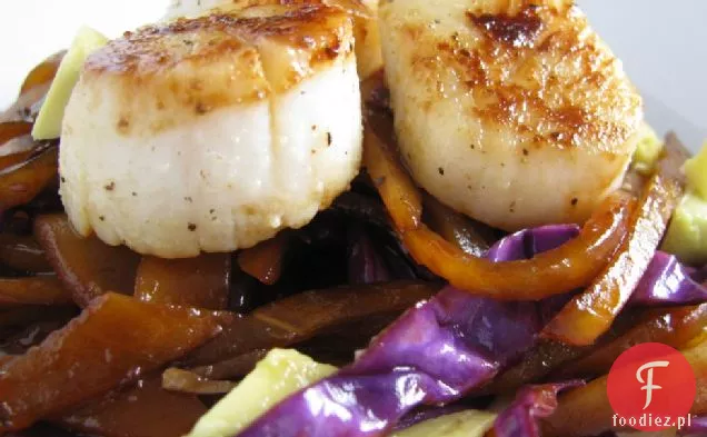 Zapiekane Przegrzebki Z Karmelizowanym Mango Slaw