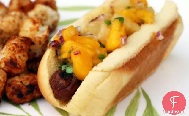 Pikantne Hot dogi z mango i ananasem