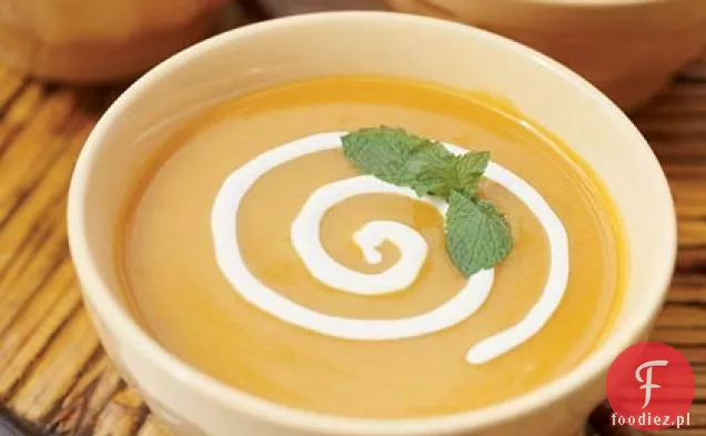 Schłodzona Pieczona Zupa Pieprzowo-Mango