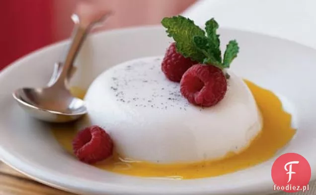 Waniliowo-migdałowa Panna Cotta z sosem Mango