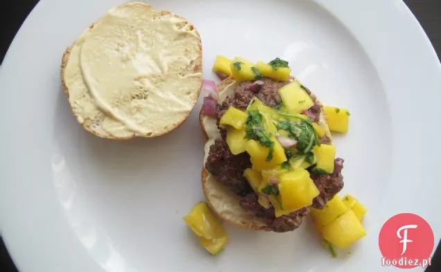 Glazurowany Burger Z Pięcioma Przyprawami Z Piernikowymi Mango