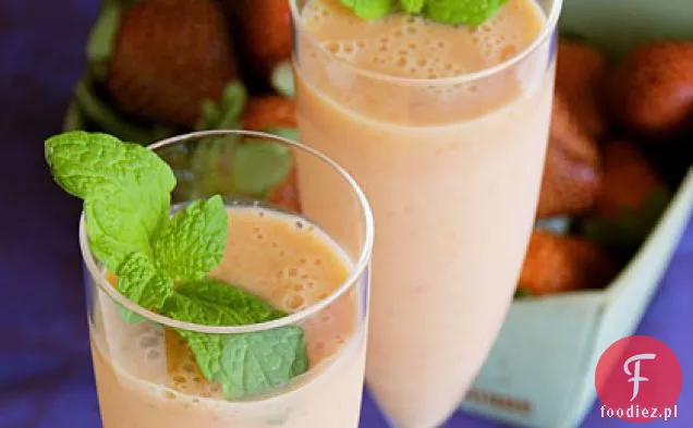 Koktajl Mango-Imbir-Truskawka