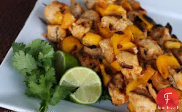 Szaszłyki z kurczaka Chili-limonka Mango