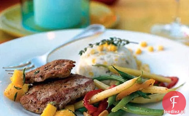 Polędwiczki wieprzowe ze świeżą salsą Mango