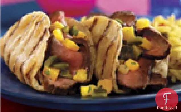 Grillowane Tacos z salsą Poblano-mango