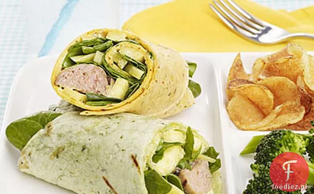 Kiełbasa z indyka i okłady z Mango