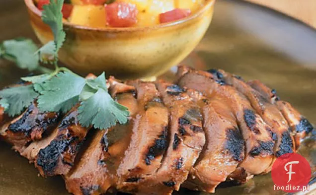 Kaczka grillowana z salsą Mango