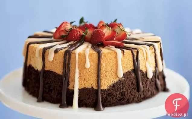 Czarno-biały Anioł Food Cake