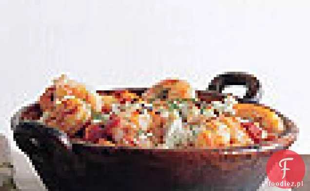 Pieczone Krewetki Po Grecku