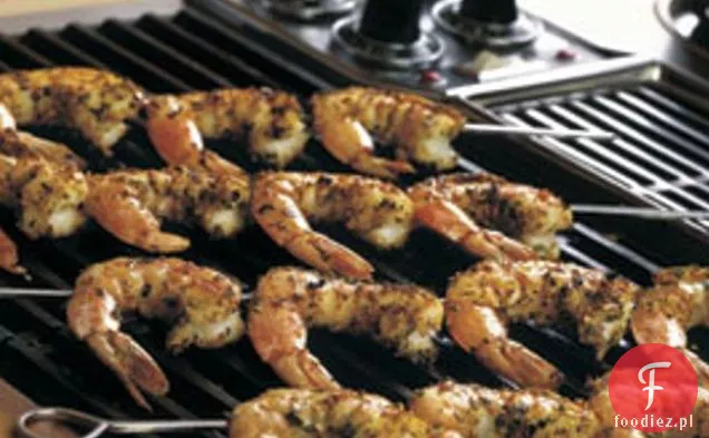 Curry-mięta przetarte krewetki Jumbo
