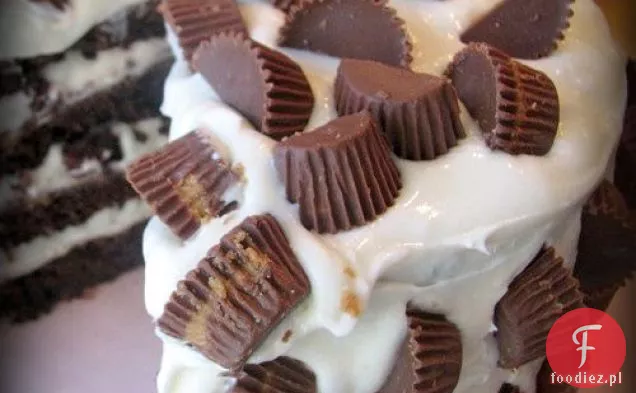 The Ultimate Chocolate Layered Reeses Peanut Butter Cup Birthda