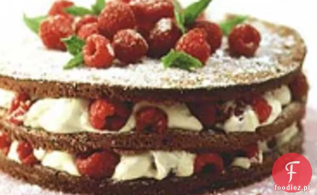 Ciasto czekoladowo-malinowe Mona Farrugia Low Carb