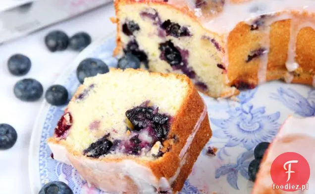 Ciasto jagodowo-limonkowe Bundt