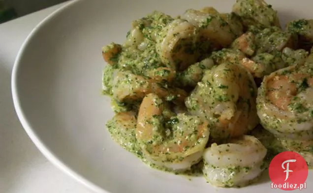 Rozmaryn Krewetki Z Miętowym Pesto
