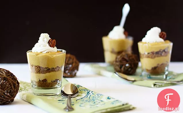 Pumpkin Pecan Sernik Garnki
