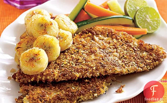 Jamajski Czerwony Snapper z smażonym bananem